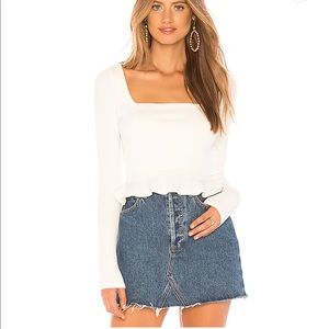 Revolve || superdown Priscilla Ribbed Top